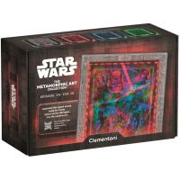 Star Wars Metamorfný epizóda VII-VIII-IX 520-dieliková skladačka s rámom a RGB LED osvetlením - Clementoni