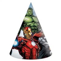 Papierové párty klobúky Avengers, sada 6 ks - 1/e/1ee9d7436beb380b9b5a2c573097d2ac65737eb44be86bf3dcedc405d382efd6.jpg