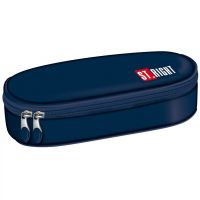 St.Right Navy Blue oválny peračník PC01 23x9,5x6cm