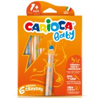 Carioca: 3 v 1-nom voskovky pre najmenších 6 kusov - 3/-/3-az-1-ben-bebi-zsirkreta-6db-os-carioca.jpg