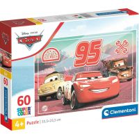 Autá Super Color 60 ks puzzle - Clementoni