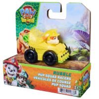 Labková patrola: Dino Movie Rubble mini pretekárske autíčko 6,4 cm - Spin Master
