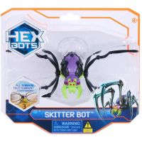 Hex Bots: Skitter Bot interaktív robotický pavúk – zeleno-fialový - Spin Master
