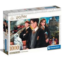 Harry Potter – Pri bráne Rokfortu, 1000-dielové puzzle s plagátom – Clementoni