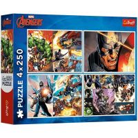 Marvel: Pomstitelia 4x250 ks puzzle - Trefl - 4/2/42488ee327137abb1a423d87149971434c0e2f36e22602a61dda8cd934a10e8a.jpg