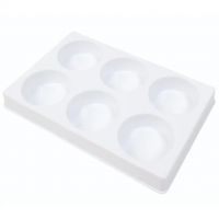 PlayBox: Prázdna 6 miestna maliarska paleta pre korálky s priemerom 44mm - 4/3/432f51a00f98591871c8e980cee6be9d6298d04890c6674278855bf6a5eab332.jpg
