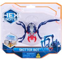 Hex Bots: Skitter Bot interaktív robotický pavúk – modro-červený - Spin Master