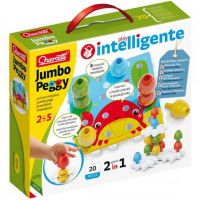 Quercetti: Jumbo kolíčka 2v1  20 dielny set