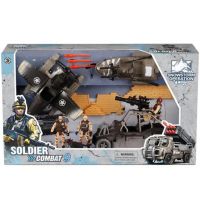 Soldier Force 9 Vojenská hračka súprava s hydroplánom a psom