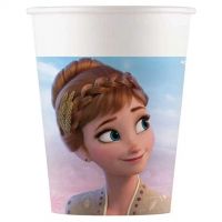 Papierové poháre Ľadové kráľovstvo 2, súprava 8 ks, 200 ml
