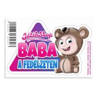 Bábika na palube nálepka