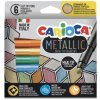 Metallic MaxiTip 6 dielny set fixiek - Carioca - 5/e/5eec7b64223c690e62aede8b27d9ab3b251dff0a234fced934ff731a85b29963.jpg