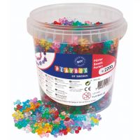 PlayBox: Sada farebných a priehľadných plastových korálok, 2200 kusov - 6/d/6df89092bc22d49cef634aeafef23c82093e0a3ed1e13383845b0a1ab7f9ec04.jpg