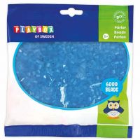 PlayBox: 5mm MIDI priehľadné žehliace korálky v modrej farbe, balenie 6000 ks. - 6/e/6e66e6ab81b7c66470c014bb308902688217f1d40848383e4b630cff2ca30ef9.jpg