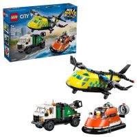 LEGO® City: Lietadlo, zdvíhacie auto a vzduchový vznášajúci sa prostriedok remix (60505)