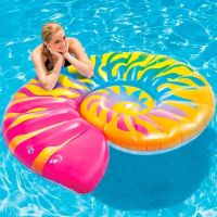 Dúhový matrac v tvare morskej ulity 157x127x25 cm – Intex