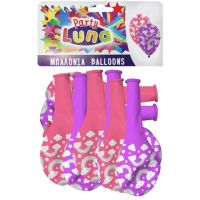 8 dielny set dúhových, ružovo-fialových párty balónov - 8/-/8-dielny-set-duhovych-ruzovo-fialovych-party-balonov.jpg
