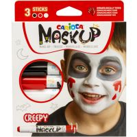 Maskup: Halloween súprava na maľovanie na tvár s tromi farbami - Carioca