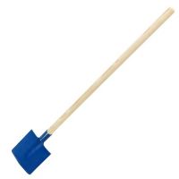 Záhradná rýľ s drevenou rukoväťou modrej farby 75cm - Woodyland