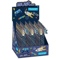 Must: Ceruzka astronauta alebo hráča s gumou 1ks