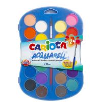 Sada vodových farieb s 24 farbami 30 mm - Carioca - 9/5/950fb98215d0bd4b2a55b7caffb8707e7539d62a7fc6c83087997ba3af812a78.jpg