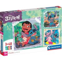 Disney+Stitch 3x48ks Supercolor puzzle - Clementoni - 9/7/9721c7023fecd94d1bc6314d14edf42eec4fc635ba59f96089e5fdf7ec898664.jpg