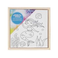 Spirit: Natiahnuté maliarske plátno s motívom morskej panny 15 × 15 cm - 9/f/9f098a9a0bff48d41d7fba0bb112dafe10f138dd6afba6064ac21debd2c7523c.jpg