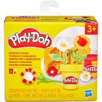 Play-Doh: Malé kvety – Sada modelovacej hmoty slnečnica a sedmokráska – Hasbro