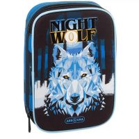 Ars Una: Nightwolf viacposchodový rozkladací peračník 15,5x22,5x4,5cm