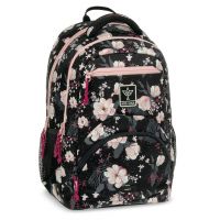Ars Una: Flowery Black kvetinový ergonomický školský batoh, ruksak 33x45x24cm - a/r/Ars-Una-Flowery-Black-kvetinovy-ergonomicky-skolsky-batoh-ruksak-33x45x24cm-1.jpg