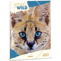 Ars Una: Icons of the wild obal na zošity s gumou so vzorom servala, formát A/4 - a/r/Ars-Una-Icons-of-the-wild-obal-na-zosity-s-gumou-so-vzorom-servala-format-A-4-1.jpg
