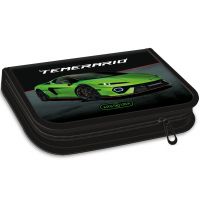 Ars Una: Zelené rozklápateľné naplnené púzdro na perá s motívom Lamborghini, 12,8x19,3x3,6 cm - a/r/Ars-Una-Zelene-rozklapatelne-naplnene-puzdro-na-pera-s-motivom-Lamborghini-12-8x19-3x3-6-cm-1.jpg