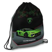 Ars Una: Zelený vak do telocvične, športový vak s motívom Lamborghini 32x42 cm - a/r/Ars-Una-Zeleny-vak-do-telocvicne-sportovy-vak-s-motivom-Lamborghini-32x42-cm-1.jpg