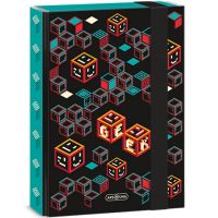 Ars Una: Geek tyrkysovo-čierny box na zošity A/5 - a/r/ars-una-geek-tyrkysovo-cierny-box-na-zosity-a-5.jpg