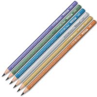 Ars Una: Trojhranná strieborná bodkovaná grafitová ceruzka HB - a/r/ars-una-trojhranna-strieborna-bodkovana-grafitova-ceruzka-hb.jpg