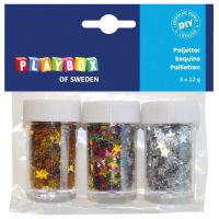 PlayBox: Dekoračné hviezdy v rôznych farbách, balenie 3x12g - b/0/b0d07765099eb3860baa89b5ab093288c044d84e7e2939a578a6716f69d3c221.jpg