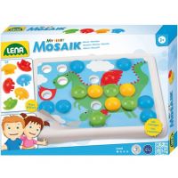 LENA: Mosaik Prvý Pötyi kreatív set 7 vzormi 32mm 36ks