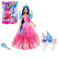 Barbie: Saffírový pegazí princezná s doplnkami - Mattel