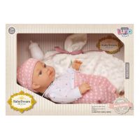Baby Dream: Bábika v ružovom oblečení s doplnkami 35 cm - b/a/Baby-Dream-Babika-v-ruzovom-obleceni-s-doplnkami-35-cm-1.jpg