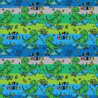 Baliaci papier s motívom skateboardujúceho T-Rexa 100x70 cm - b/a/Baliaci-papier-s-motivom-skateboardujuceho-T-Rexa-100x70-cm-1.jpg