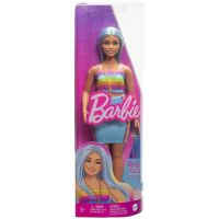 Barbie: Fashionista štýl bábika v farebne pruhovaných šatách - Mattel - b/a/Barbie-Fashionista-styl-babika-v-farebne-pruhovanych-satach--Mattel-1.jpg