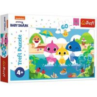 Baby Shark: Rodina na dovolenke 60dielne puzzle - Trefl - b/a/baby-shark-rodina-na-dovolenke-60dielne-puzzle-trefl.jpg