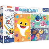 Baby Shark Super Giant obojstranné puzzle 3v1 15ks - Trefl - b/a/baby-shark-super-giant-obojstranne-puzzle-3v1-15ks-trefl.jpg