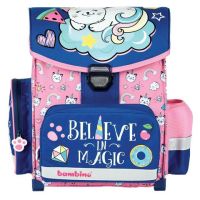 Beleive in Magic: Mačkorožec ergonomická školská taška, batoh 36x27x14cm - Bambino