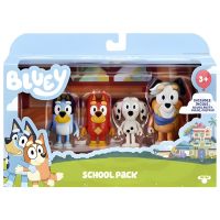 Bluey: Bluey a jeho priatelia v škole sada 4 figúrok
