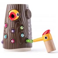 Magnetický ďateľ zručnostná spoločenská hra - Woodyland