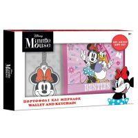 Minnie myš peňaženka s kľúčenkou darčekový balík