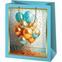 Cardex: Modro-zlatá exkluzívna darčeková taška so strednou veľkosťou a motívom balónov 18x10x23 cm - c/a/Cardex-Modro-zlata-exkluzivna-darcekova-taska-so-strednou-velkostou-a-motivom-balonov-18x10x23-cm-1.jpg