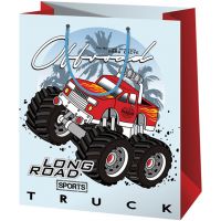 Cardex: Monster Truck auto červeno-biela stredne veľká darčeková taška 17,8x10x23 cm - c/a/Cardex-Monster-Truck-auto-cerveno-biela-stredne-velka-darcekova-taska-17-8x10x23-cm-1.jpg