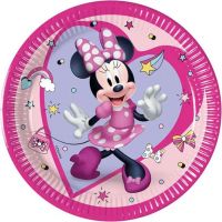 Disney Minnie Mouse sada 8 papierových tanierov, 20 cm